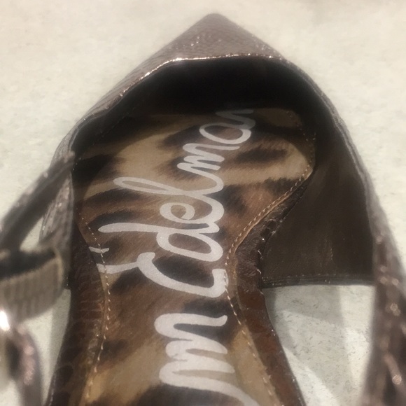 ❤️Sam Edelman metallic slingback flat size 7.5 - Picture 15 of 16